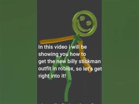 How to get the new billy stickman outfit in Roblox! #shorts #roblox ...