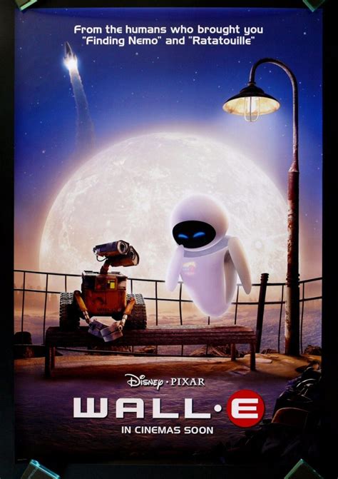 WALL E CineMasterpieces ORIGINAL MOVIE POSTER 2008 DISNEY PIXAR WALLE ...