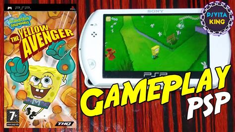 SpongeBob SquarePants: The Yellow Avenger PSP/PSP Go GamePlay [4K ...