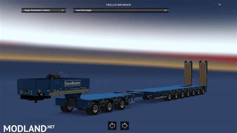 Empty Special Transport trailer - ETS 2