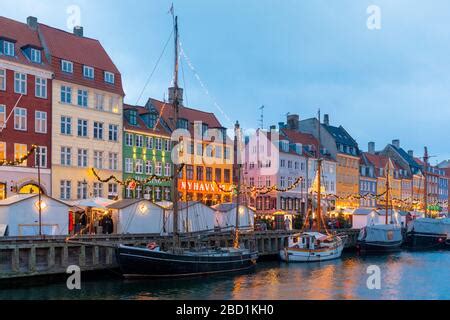 Nyhavn, Christmas Market, Copenhagen Stock Photo - Alamy