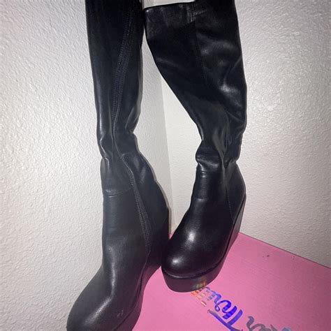 Black heeled boots! Im not sure where they’re from I... - Depop