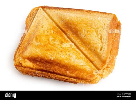 Toasted cheese sandwich from sandwich toaster isolated on white Stock ...