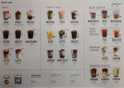 Menu at Kopi janji jiwa, Cihuni, Gading Serpong