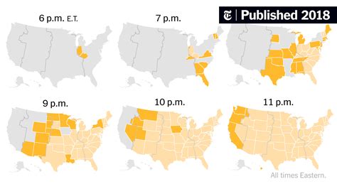 What Time Do the Polls Close? A State-by-State Look - The New York Times