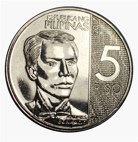 5 Peso Coin Philippines, HD Png Download - kindpng