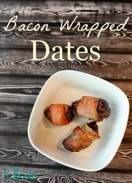 Bacon Wrapped Dates Appetizer Recipe | Tikkido.com