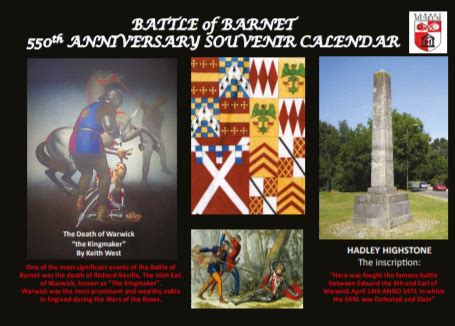 2021 Calendar - BARNET MUSEUM