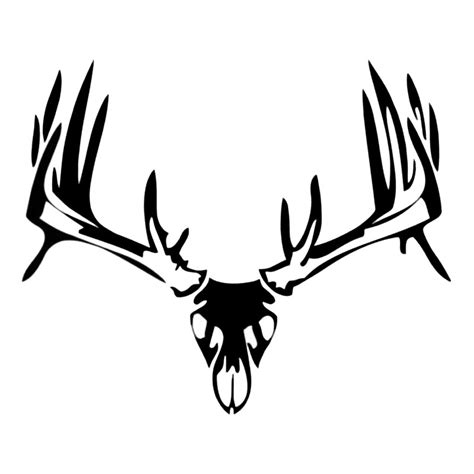 Elk Skull Silhouette at GetDrawings | Free download