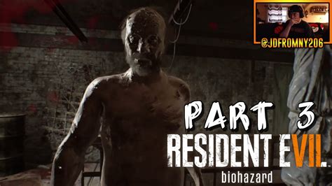 JACK BAKER BOSS FIGHT & THE BASEMENT OF HORRORS - Resident Evil 7 Part 3 - YouTube