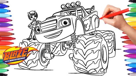 10+ Blaze Monster Truck Printable Coloring Pages