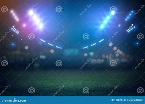 Lights at Night and Stadium Stock Image - Image of arena, light: 190076447