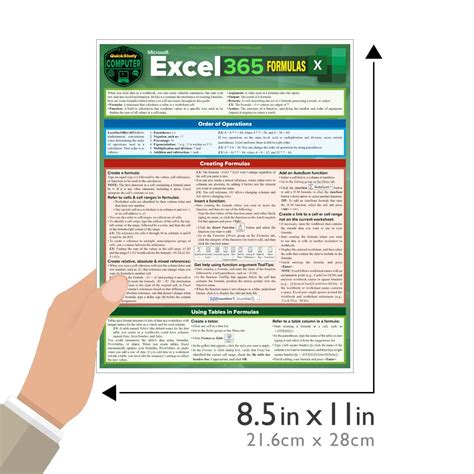 Mua Microsoft Excel 365 Formulas: a QuickStudy Laminated Reference ...