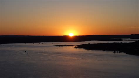 Sunset Over Lake Travis Free Stock Photo - Public Domain Pictures