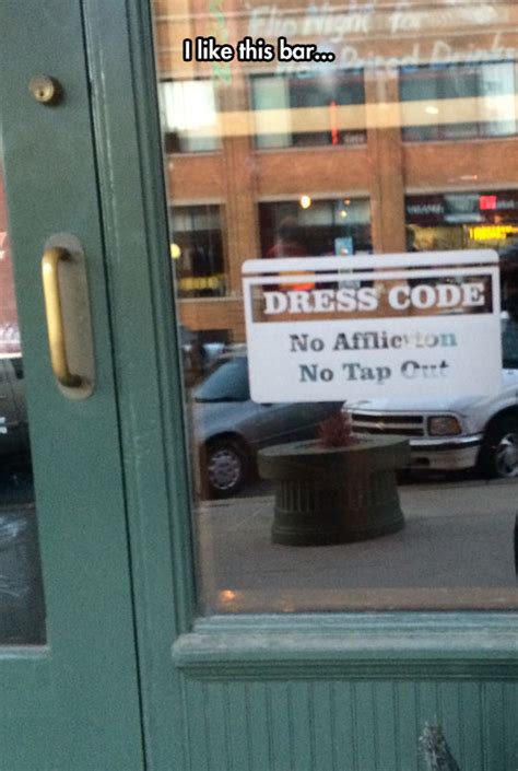 A Bar’s Dress Code