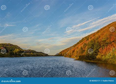 Cabot Trail Scenic view stock image. Image of ocean, highlands - 80302171