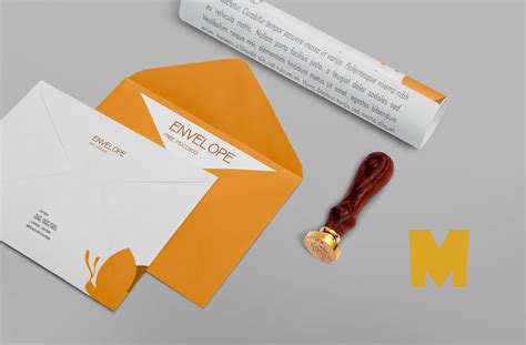 Envelope Design Mockup