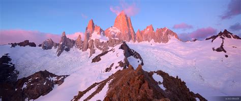 Fitz Roy Sunrise Panorama #2 | Patagonia, Argentina | Mountain Photography by Jack Brauer