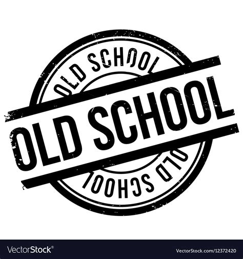 Old school stamp Royalty Free Vector Image - VectorStock