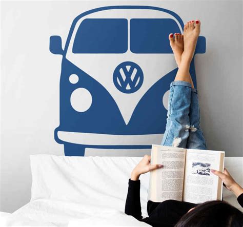 Classic vintage van car decal - TenStickers