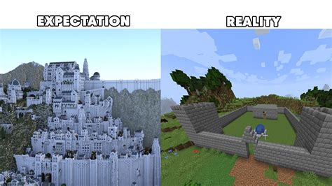 Minecraft Cobblestone Castle