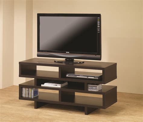 Coaster TV Stands Contemporary TV Console with Open Storage ...