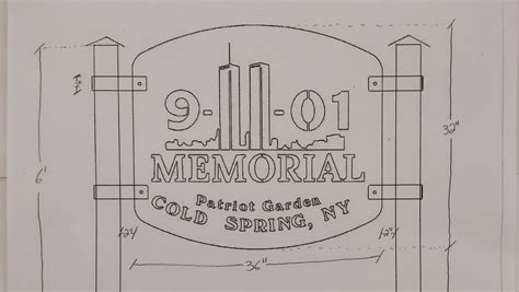 Fundraiser for John Pieza by Bonny Carmicino : Owen Carmicino's Eagle Project 9-11 Memorial Sign
