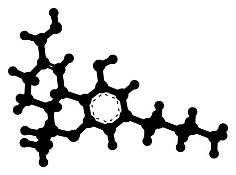 SVG > molecule thc structure research - Free SVG Image & Icon. | SVG Silh