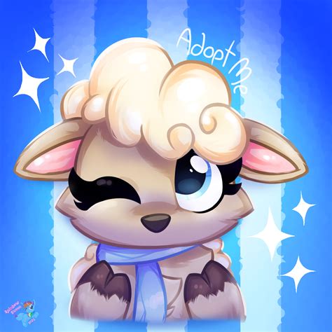 Adopt Me! Fanart (Lamb) by RainbowEevee-DA on DeviantArt