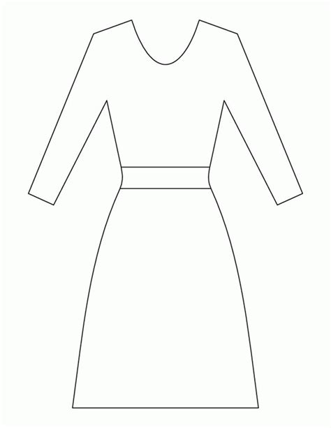 Coloring Pages Dress - Coloring Home