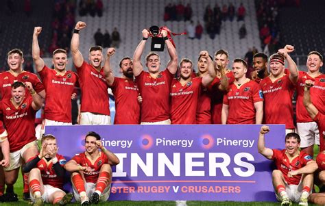 Munster fend off Crusaders to win 'Champions Match'