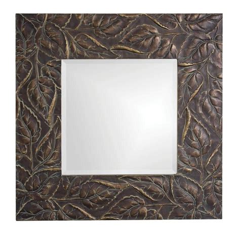 Masterpiece Decor 40.5 in. H x 28.5 in. W Bronze Decorative Framed ...