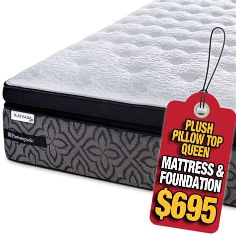 Sealy Plush Pillow Top Queen Mattress - Arizona Mattress Overstock