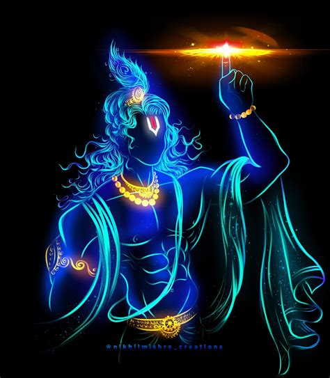 Shri Krishna Digital Art