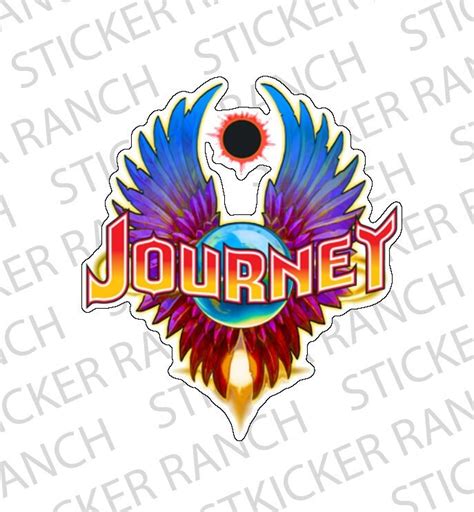 JOURNEY Color Printed Vinyl Decal Sticker Band Logo San - Etsy