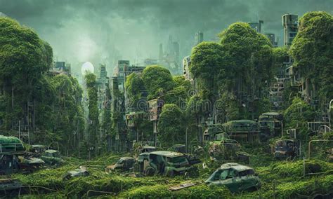 Post Apocalyptic Landscape Painting