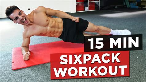 15 min sixpack workout (no equipment bodyweight workout) - Fraser Wilson