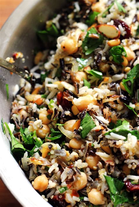 Rice Salad with Nuts, Chickpeas, and Sour Cherries | Joanne Eats Well With Others