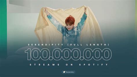 'Serendipity (Full Length)' by BTS has surpassed 100 million streams on Spotify | Album songs ...