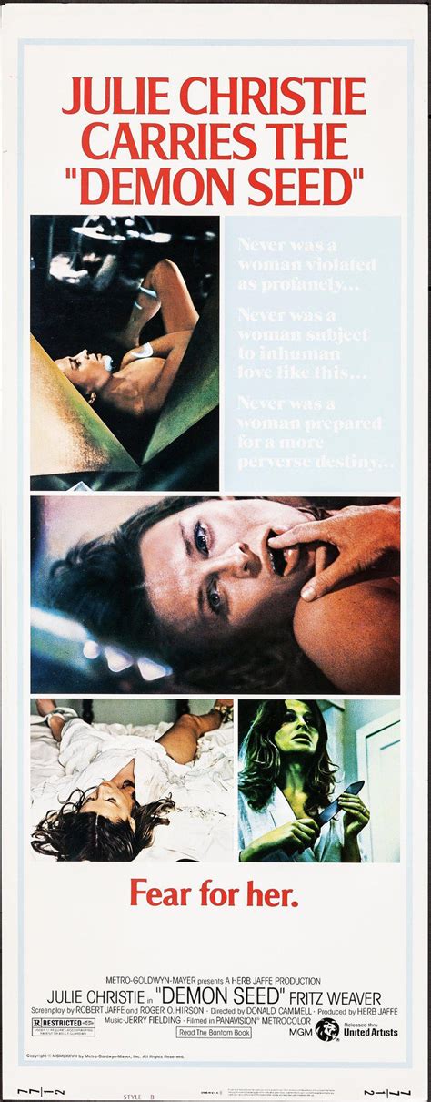 Demon Seed Movie Poster | Insert (14x36) Original Vintage Movie Poster