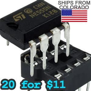 [20 for $11] NE555 Timer IC Integrated Circuit NE555N/P TTL Arduino Rasberry Pi | eBay