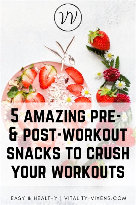 The 5 Best Healthy Snacks for Fitness & Strength Gains - Vitality Vixens