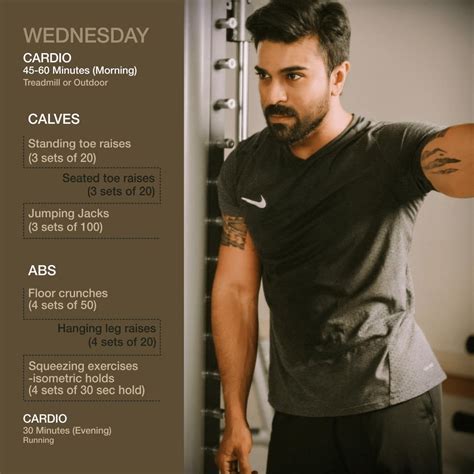 Ram Charan Weekly VVR Diet And Workout Schedule Posters - Social News XYZ