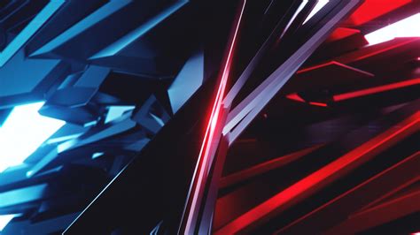 Download wallpaper: Abstract 3D: Blue vs Red 2560x1440