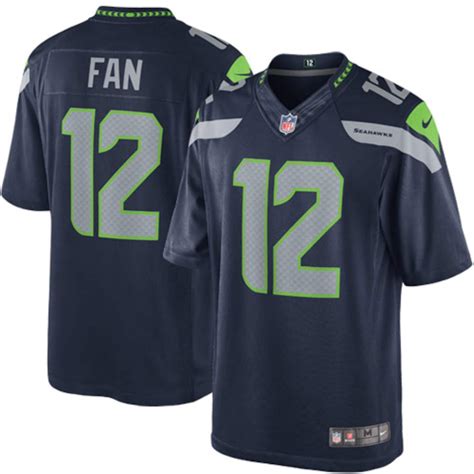 Nike Fan 12 Seattle Seahawks College Navy Team Color Limited Jersey