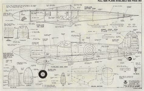 "RCM *Supermarine Spitfire MK I* Article and Plan" | R/C Modeler Plan and Article Series