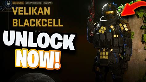 HOW to UNLOCK VELIKAN OPERATOR in MW2 - HOW to GET VELIKAN in MW2 (BLACKCELL VELIKAN SKIN) - YouTube