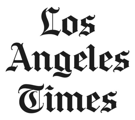 Descargar Logotipo vertical de Los Angeles Times PNG transparente - StickPNG