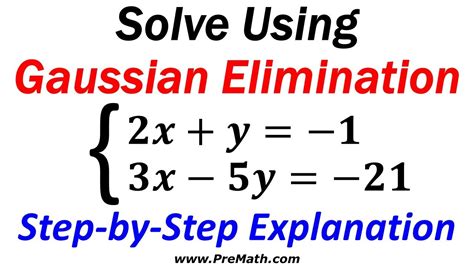 Gaussian Elimination Steps Calculator - CALCULATOR CVS