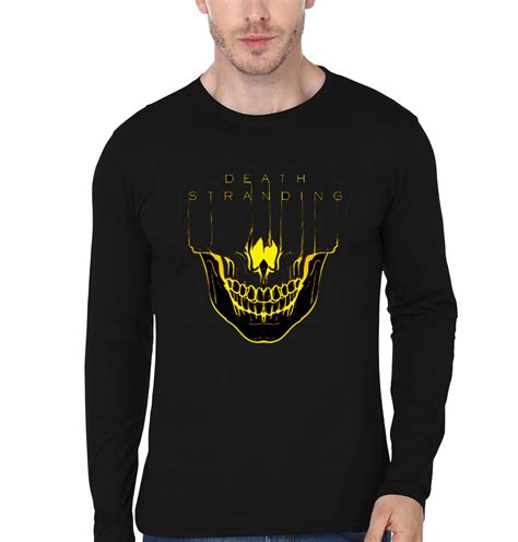 Death Stranding Skull Black Full Sleeve T-Shirt | Swag Shirts